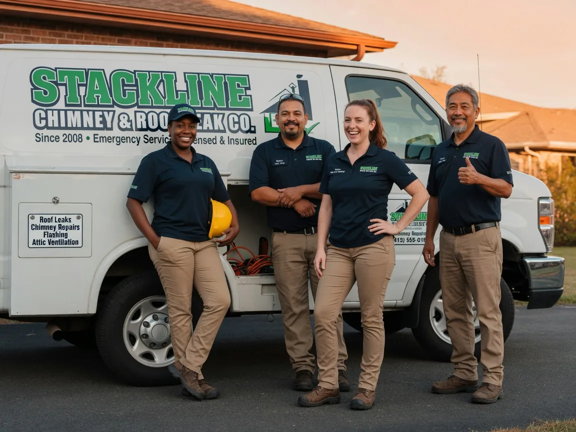 Chimney flashing repair company in Saratoga, NC